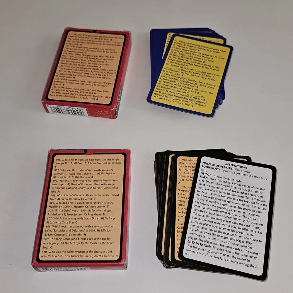 N/A trivia games